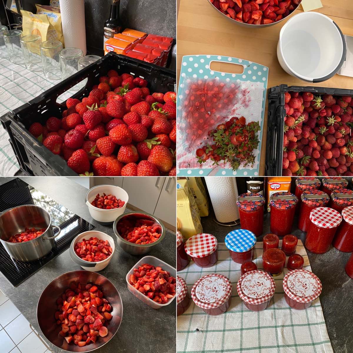 Von der Erdbeere zur Marmelade